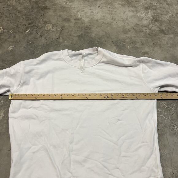 Lululemon Perfectly Oversized Crewneck White Sweatshirt Women's Size 10 READ DES - Picture 6 of 9